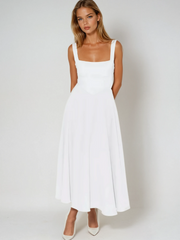 Sabrina | Klassisches Kleid für besondere Anlässe – Weiß