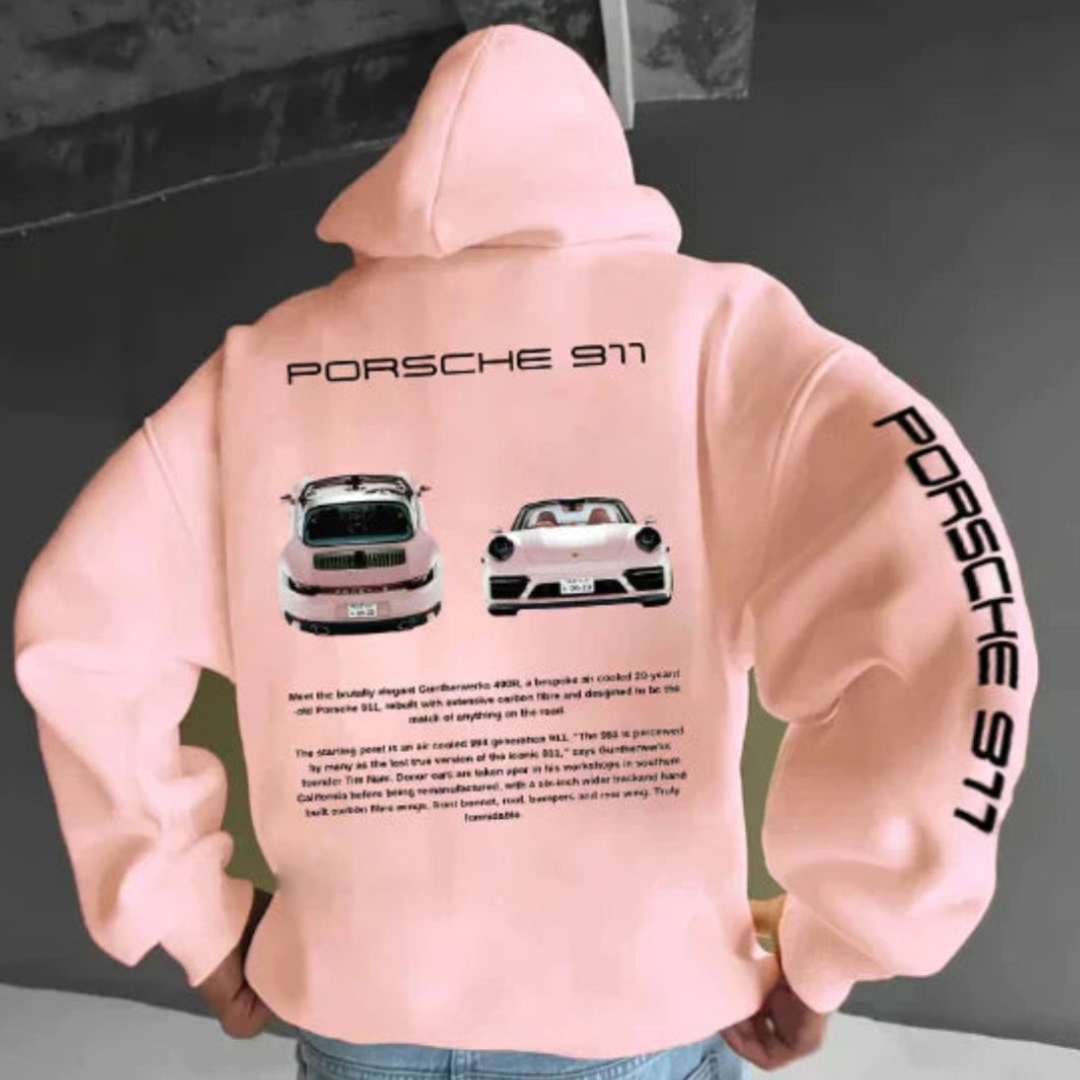 Oversize Kapuzenpullover mit auffälligem Print