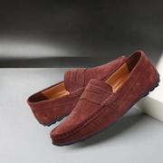Sommerfeld | Premium Wildleder-Loafer für Herren (1 Kaufen, 1 GRATIS dazu) – Rot