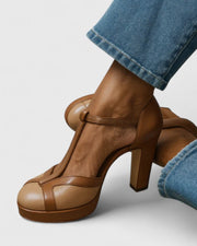 Ewa | Damen Komfort Absätze Stützend – Komfort Schuhe Absatz Damen 2026 – Braun