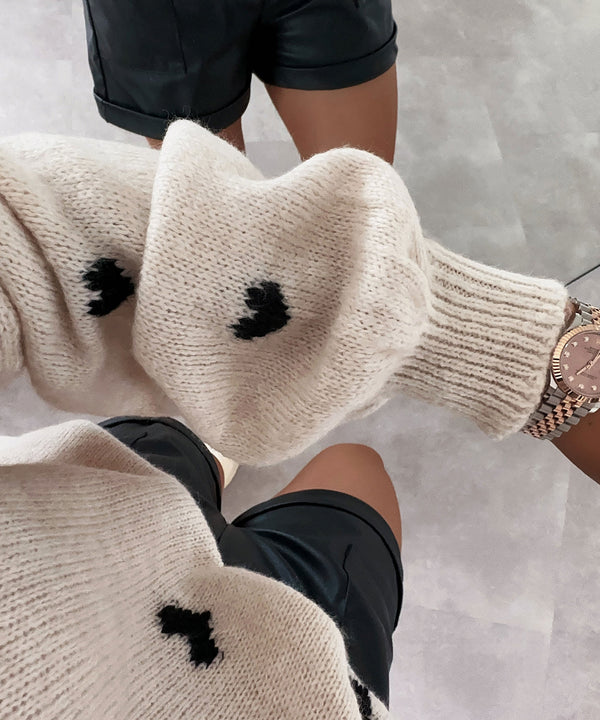 Philine - übergroßer pullover joslin creme