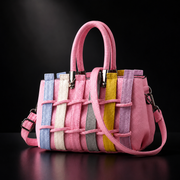 Delisanne - gewebte Handtasche – Pink