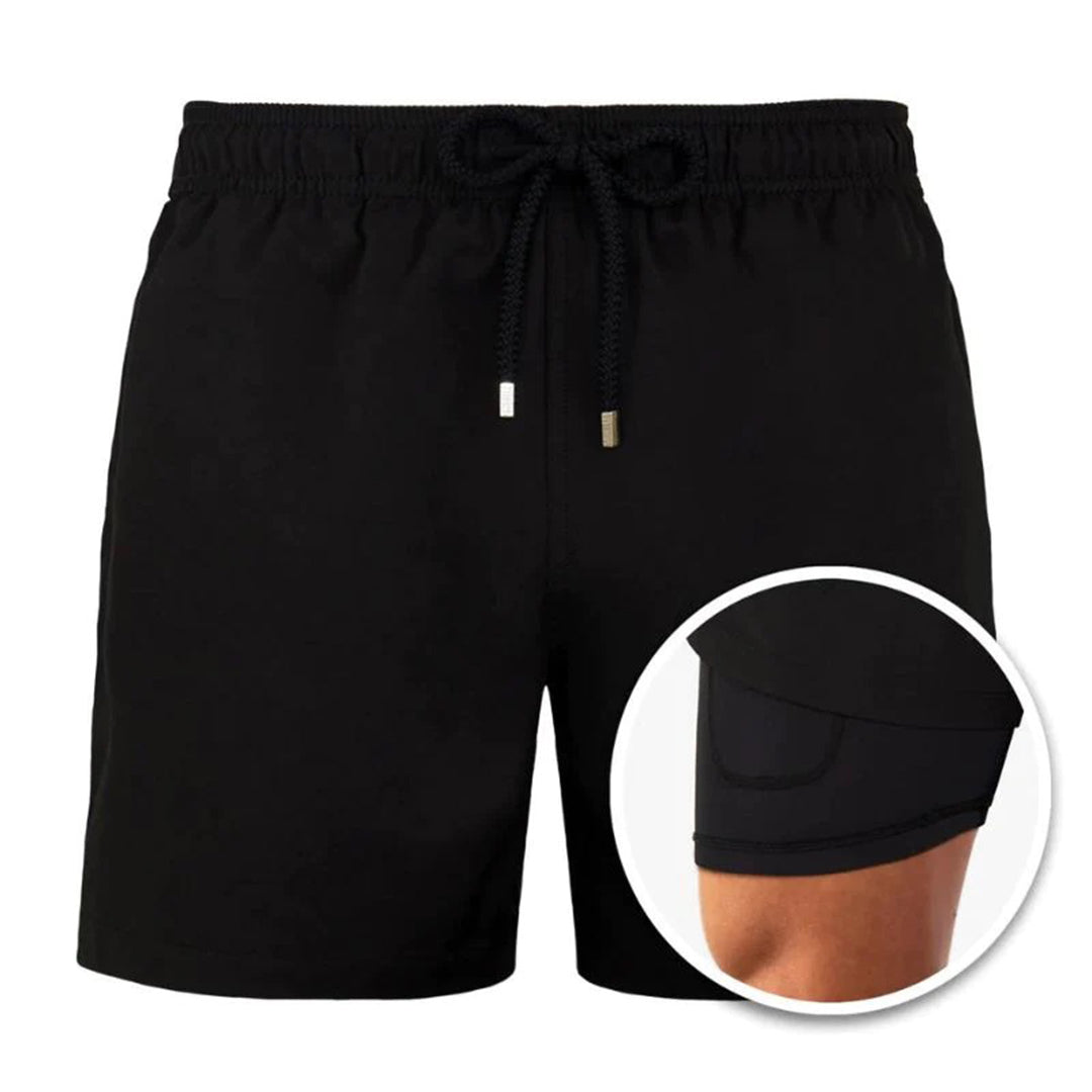 Trendige Herren-Badehose mit Druck – Julien