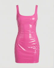 Damen figurbetontes Abendkleid – Rosa