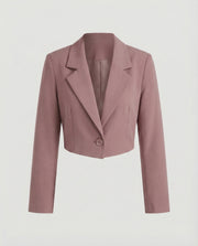 Damen Kurzblazer mit Ein-Knopf-Verschluss - Vittorelli – Rosa