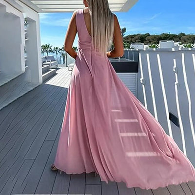 Trendy & Bequemer Jeans Jumpsuit für Damen mit Taillenschnitt – Rhea