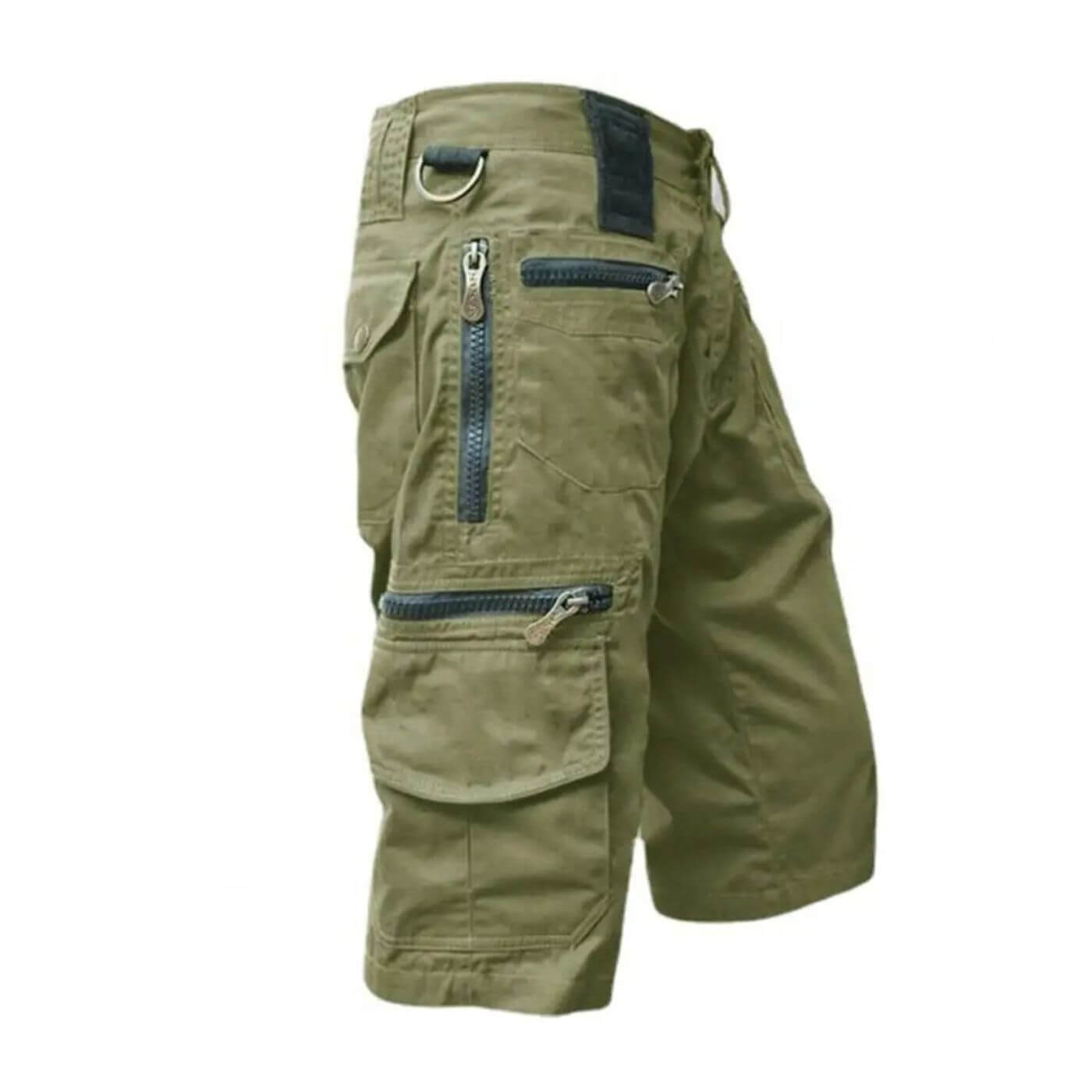Cargoshorts für Herren | Mehrere Reißverschlusstaschen | Robuster Outdoor-Stil