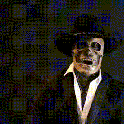 Realistische Horrormaske für Unheimliche Halloween Nächte