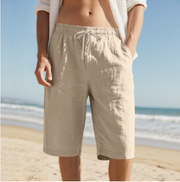 Florian | Herren Kordelzug Freizeit Strandshorts – Khaki