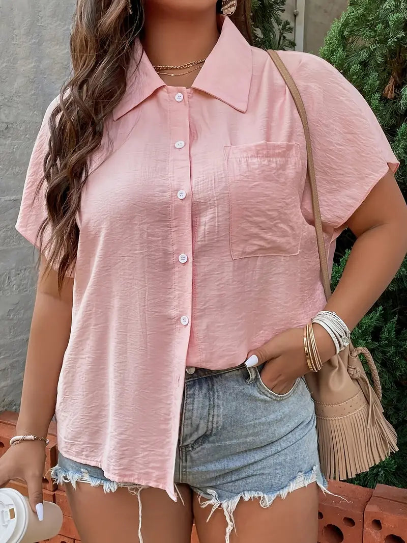 Cyril - Elegante Lockere Bluse Damen Mode