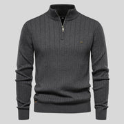 Daniel | Hochwertiger Komfortpullover Für Herren – Grau