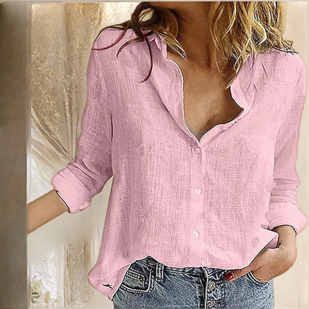 Klassische Bluse | Leichter Stoff | Lässiger Chic