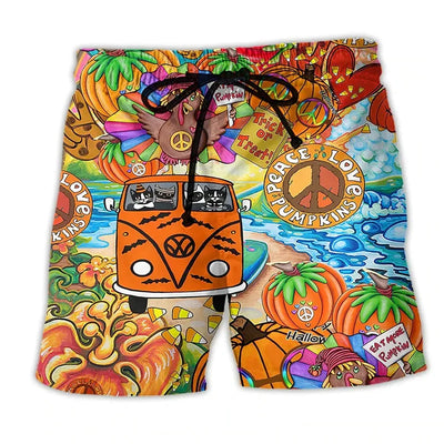 Herren Badehose mit grafischem Druck