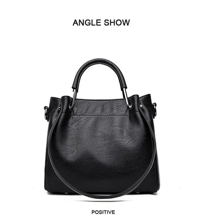 Ella | Eimertasche aus Leder im Retrostil