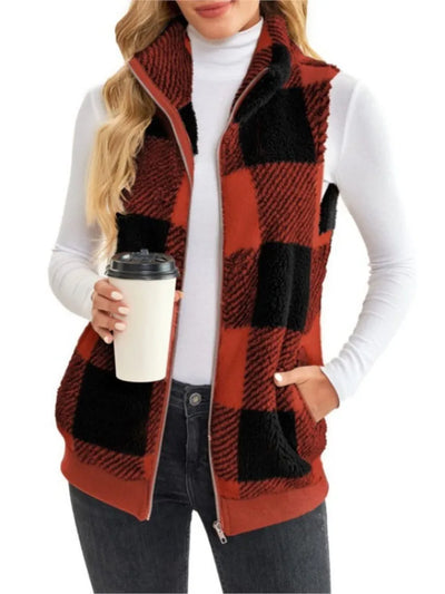 Nina I Ärmellose Strickjacke