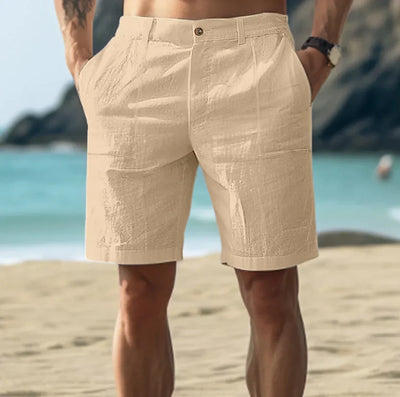 Klassische Leinen-Shorts für Herren
