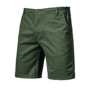 Mike | Premium maßgeschneiderte Shorts – Raffinierter Komfort und zeitloser Stil – Olivgrün