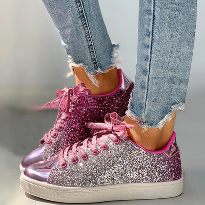Mara - Luxuriöse Glitzerschuhe