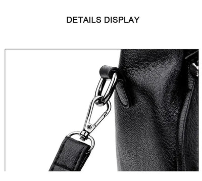 Ella | Eimertasche aus Leder im Retrostil