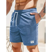 Sander | Luxe lässige Shorts mit Kordelzug – Ultimativer Komfort und modern – Denimblau