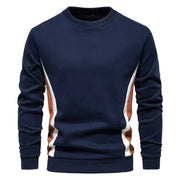 Felix | Moderner Pullover für Herren im Alltag – Dunkelblau