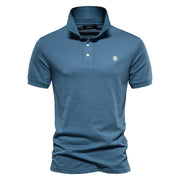 HANS™ | LUXURIÖSES HERREN-POLOHEMD – Blau