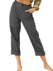 Sommerfeld | Elegante Sommer-Shorts mit Relaxed Fit (1 kaufen, 1 GRATIS dazu) – Dunkelgrau