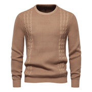 Tobias | Eleganter Strickpullover für Herren – Braun