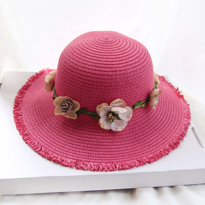 Rana - Damen Sonnenhut mit Blumenmuster