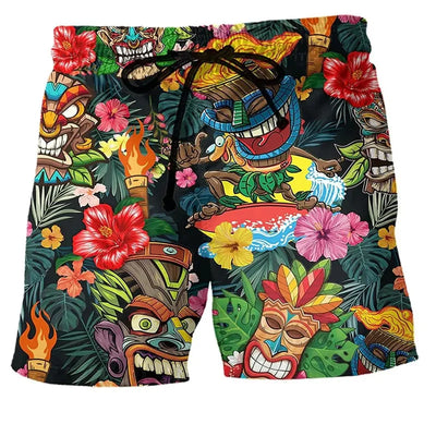 Herren Badehose mit grafischem Druck