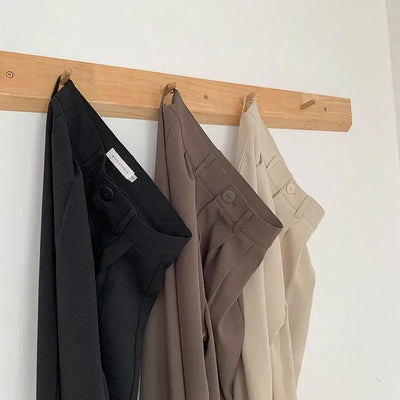 Frida Anzughose mit Bundfalten High Waist