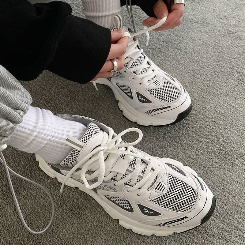 Athletische Chunky-Sneakers für Damen