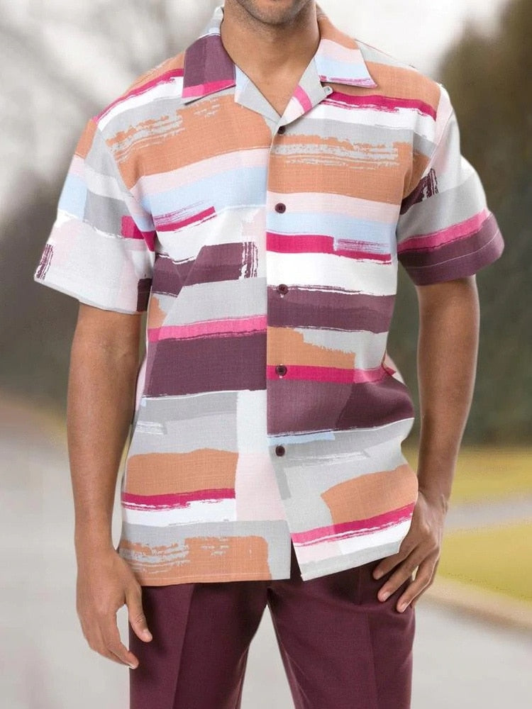 Stylisches Herren Zweiteiler-Set für warme Tage - SommerKlassiker