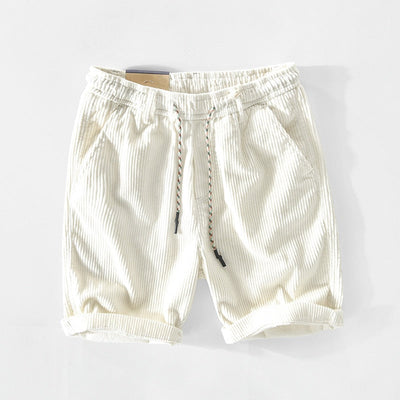 Cord-Shorts | Elastischer Bund | Lässiger Stil