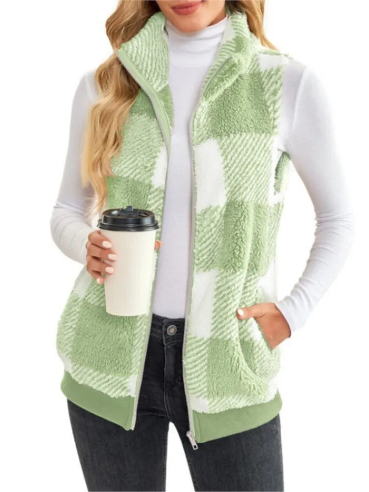 Nina I Ärmellose Strickjacke