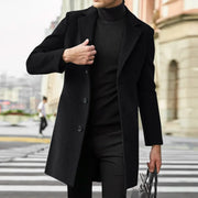 Arboric - Strukturierter Trenchcoat – Schwarz