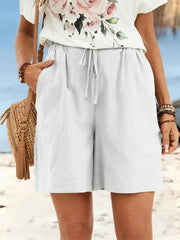 Sommerfeld | Luftige Shorts mit Relaxed Fit (1 kaufen, 1 GRATIS dazu) – Weiß