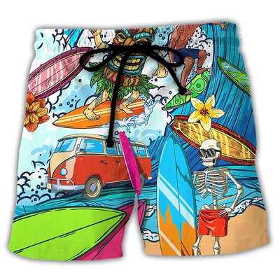 Herren Badehose mit grafischem Druck