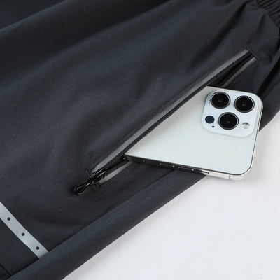 Sportliche & Stylische Slim-Fit Trainingsshorts mit Reißverschlusstaschen – Kian