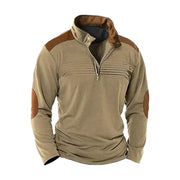Montague - superweicher Half-Zip-Pullover – Camel