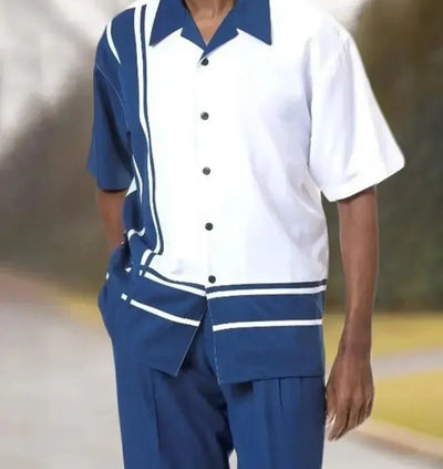 Trendiges Harajuku Zweiteiler-Set mit 3D-Print für Herren – Kenji