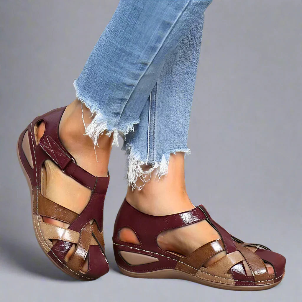 Bianca | Bequeme Keilsandalen für den Alltag