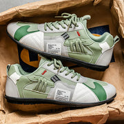 Oakham - Leichte Retro-Sneaker – Grün