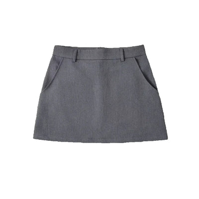 Karla Minirock A-Linie Taschen