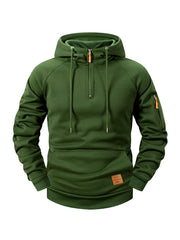 Quenford - Softtouch-Reißverschluss-Hoodie – Grün