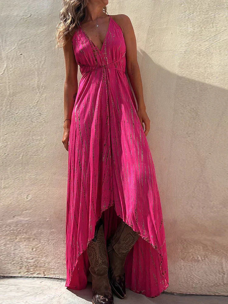 Ronata - Elegantes Boho Maxikleid Damen