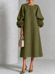 Anavise - Elegantes Midikleid – Grün