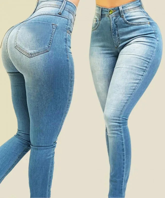 Gretchen Figurformende Strecken-Jeans