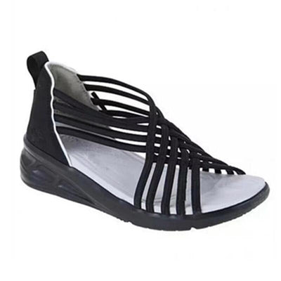 Barbara - Schicke Bequeme Damen Keilsandalen