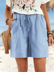 Sommerfeld | Luftige Shorts mit Relaxed Fit (1 kaufen, 1 GRATIS dazu) – Hellblau
